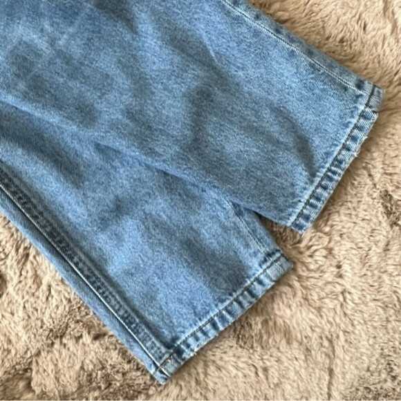 Zara Girls Distressed Mom Fit Denim Jeans SZ 13-14 - Picture 6 of 9